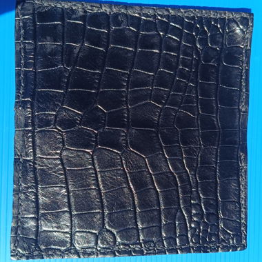 Schutztasche für Tabak schwarz Krokodilleder-Optik