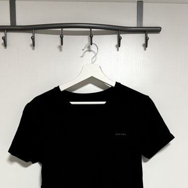 Schwarzes Basic Tshirt 