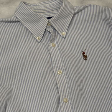 Ralph Lauren Shirt Light Blue/White