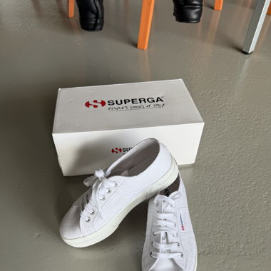 SUPERGA Sneaker low - Platform - White/Weiss