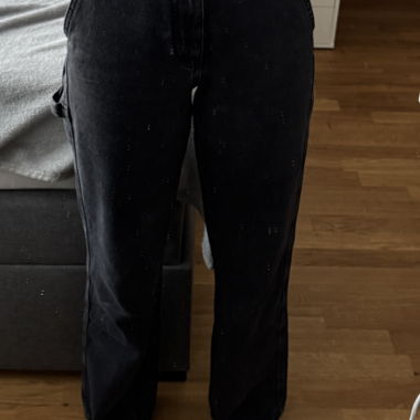 Jean noir taille haute