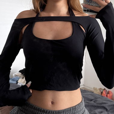 Top Bershka cut-out