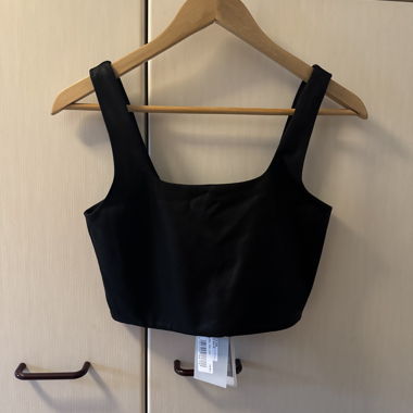 Damen Top Glänzend – Grösse M