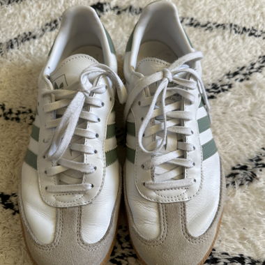 Adidas Samba Sneakers white/olive green