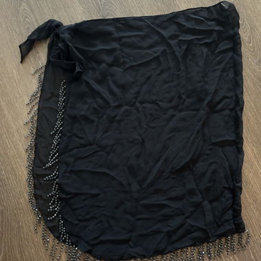 Jupe portefeuille en soie Belldona / Cover-up