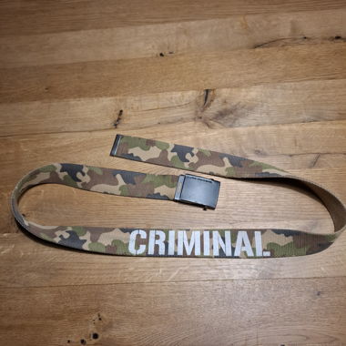 CRIMINAL Militärgürtel