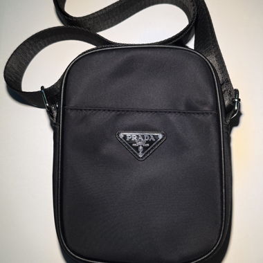 Borsa a tracolla Prada nera