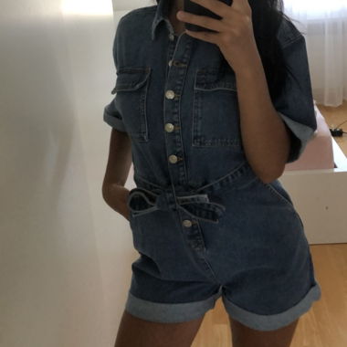 Jumpsuit aus Jeans