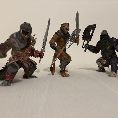 Figures animaux soldats 