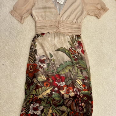 Floral print dress
