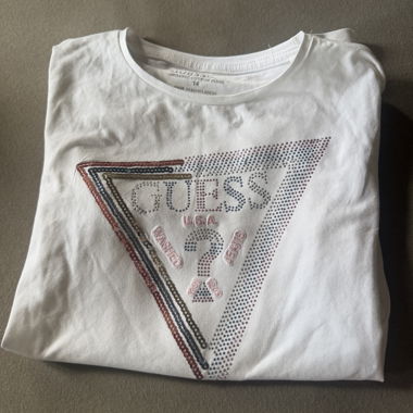 T-shirt Guess bianco