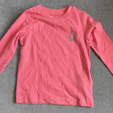 T-shirt rose à manches longues pour enfants