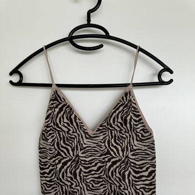 gemustertes crop top