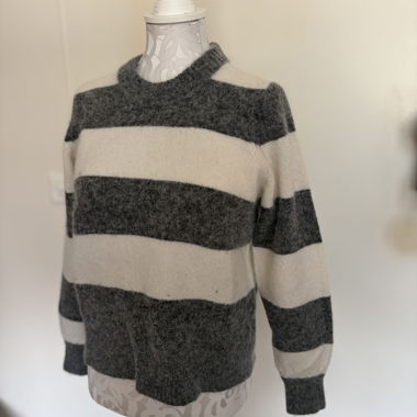 Pull en laine à rayures