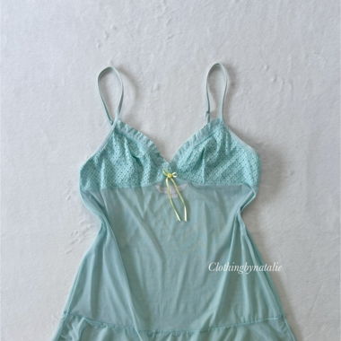 VS Blue Mesh Babydoll (S/M)