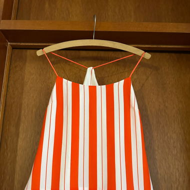 Sleeveless Striped top