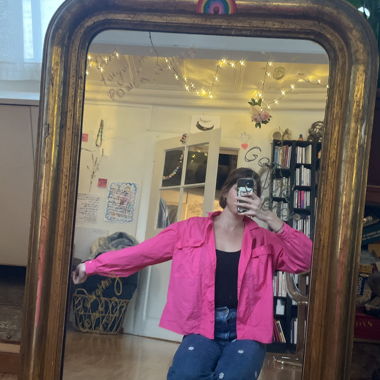 Fuchsia blouse