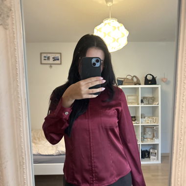 blouse élégante rouge