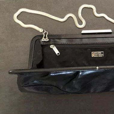 Clutch aus Leder Schwarz PICARD 