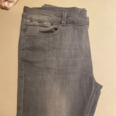 Jeans gris, femme taille 44,  Marque 123