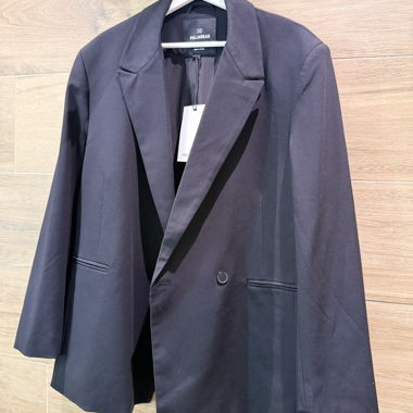 Blazer noir oversize de Pull&Bear