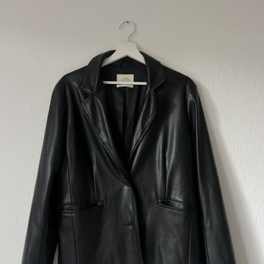 Urban Outfitters faux leather blazer
