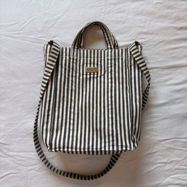 enSoie borsa tote a righe