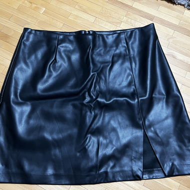Jupe en cuir