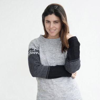 Alpaca sweater - 3 colors grey (XS)