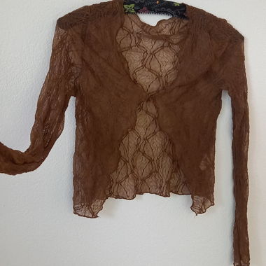 Transparent Blause