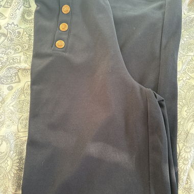 Pantalon noir à boutons H&M