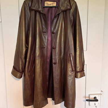 Cappotto in pelle