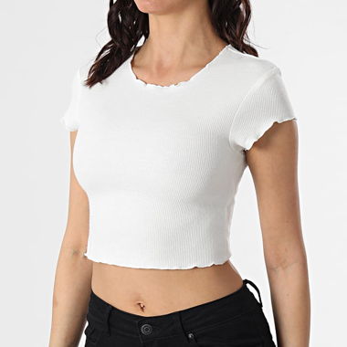 Crop top blanc
