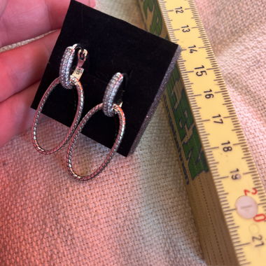 elegante Ohrringe aus Silber