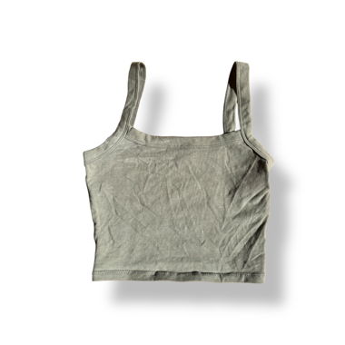 kaki top court de h&m