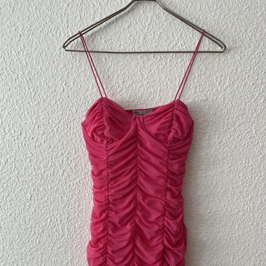 Robe rose tube - zara 