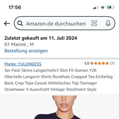 Langärmelige Shirts, stretch