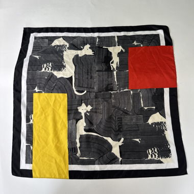 Foulard en soie à motif