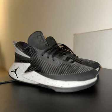 Jordan Black and White Sneakers
