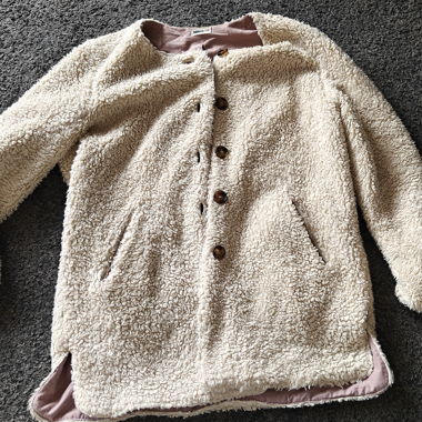 Sherpa-lined coat 
