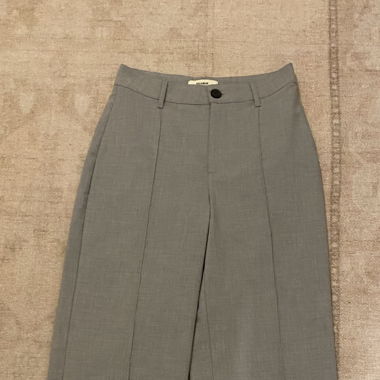 Stoffhose hellgrau