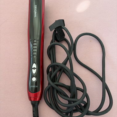 Lisseox piastra per capelli rosso e nero