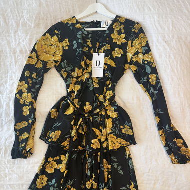 Robe à motif floral