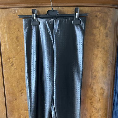 Pantaloni ecopelle termici 