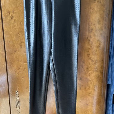 Pantaloni ecopelle termici 