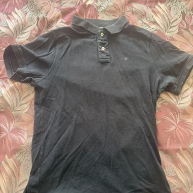 Tommy Hilfiger Black Polo L