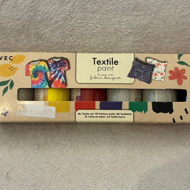 Textilfarbe Set 6x 50 ml