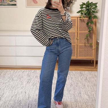 Jeans Levis Ribcage straight ankle