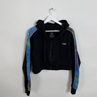Titus Skateboarding Cropped Zip Hoodie