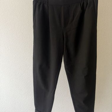 Bershka schwarze Stoffhose Gr L